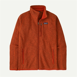 Patagonia Mens Better Sweater Fleece Jacket coal orange